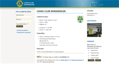 Desktop Screenshot of lions-club-winnweiler.de